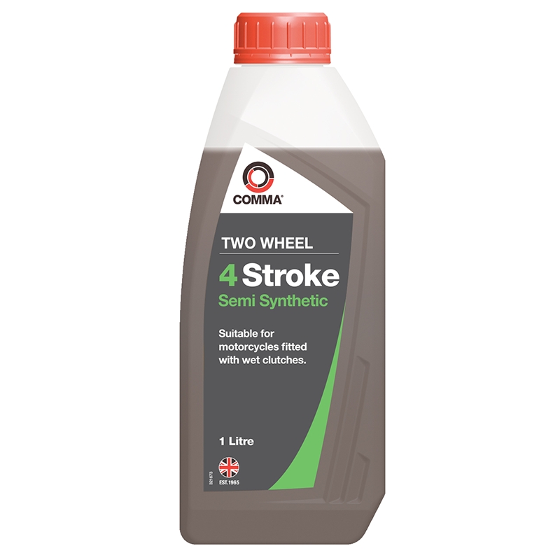 Масло моторное полусинтетическое TWO WHEEL 4 STROKE SEMI SYNTHETIC 10W-40, 1л