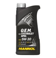 Масло моторное синтетическое 7701 O.E.M. for Chevrolet Opel 5W-30, 1л