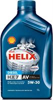 Масло моторное полусинтетическое Helix Diesel HX7 AV 5W-30, 1л