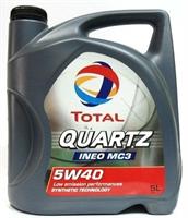 Масло моторное синтетическое QUARTZ INEO MC3 5W-40, 5л
